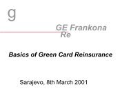 Basics of Green Card Reinsurance - Bosna RE