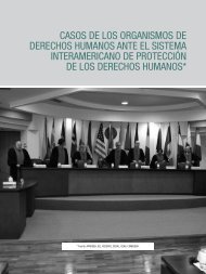 Casos antes el Sistema Interamericano de Derechos Humanos