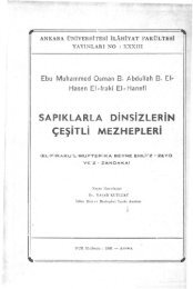 PDF DosyasÄ± - Ankara Ãniversitesi Kitaplar VeritabanÄ±
