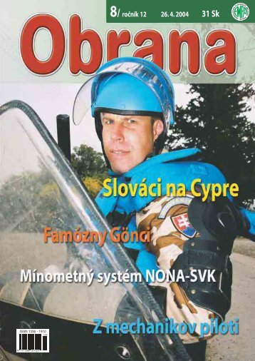 obalka 8/04.qxd - Ministerstvo obrany SR