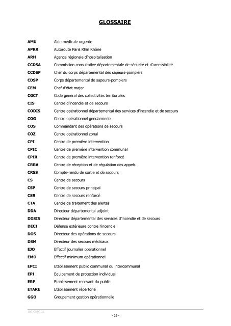 RO SDIS 25 - 1 -