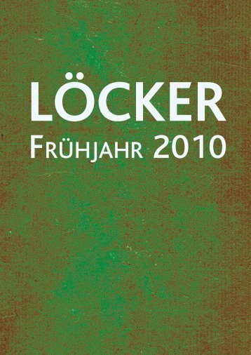 FrÃ¼hjahr 2010 - LÃ¶cker Verlag
