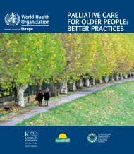 Palliative care for older people - World Health Organization ...