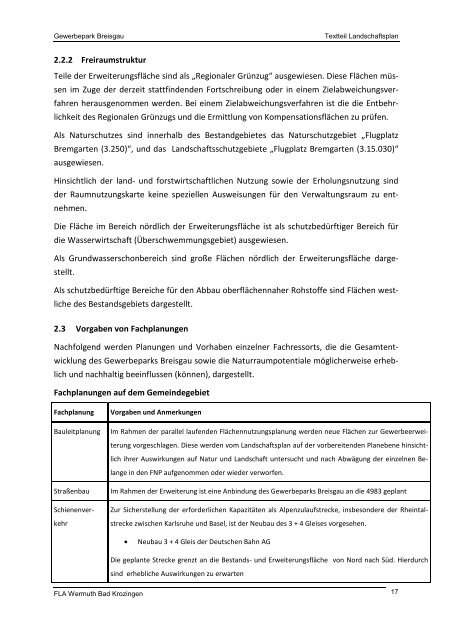 Landschaftsplan Teil A+B.pdf - GewerbePark Breisgau