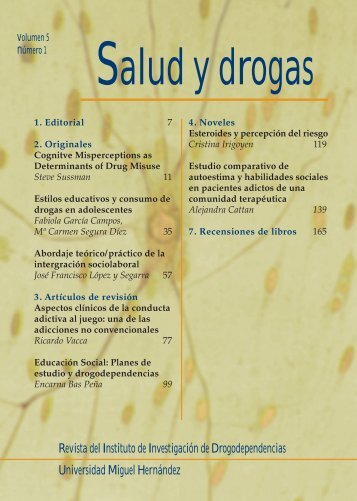 Salud y drogas - Biblioteca Virtual