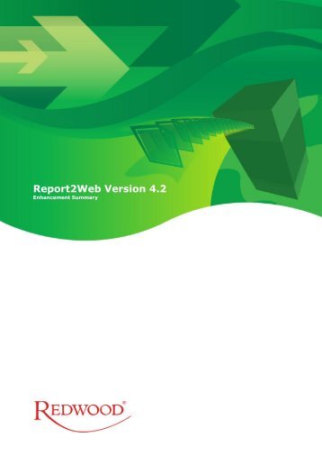 Report2Web Version 4.2 - Redwood Software