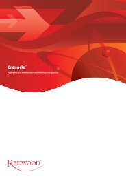 Cronacleâ„¢ Overview - Redwood Software