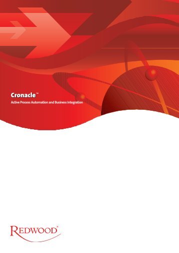 Cronacleâ„¢ Overview - Redwood Software