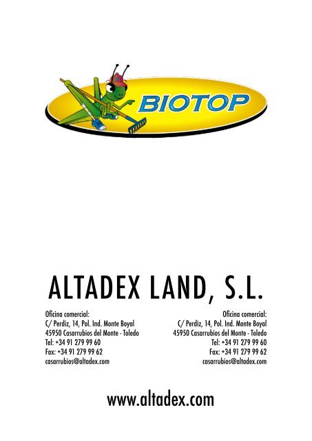 B2081 INVERNADERO DE ALUMINIO B2081 - Altadex