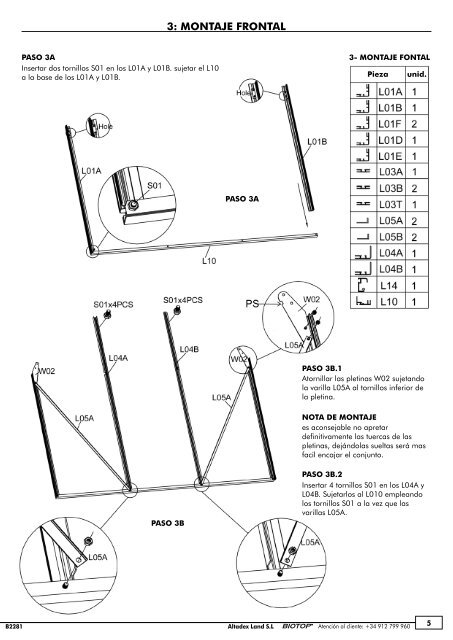 B2081 INVERNADERO DE ALUMINIO B2081 - Altadex