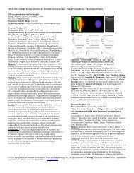 Visual Psychophysics / Physiological Optics - ARVO