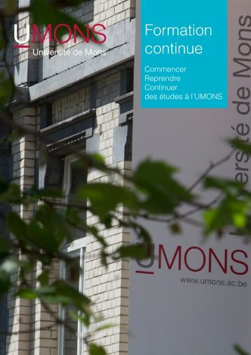 Formation continue - Université de Mons