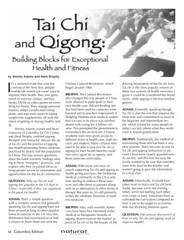 Tai Chi and Qigong Building Blocks for Exceptional Health and Fitness