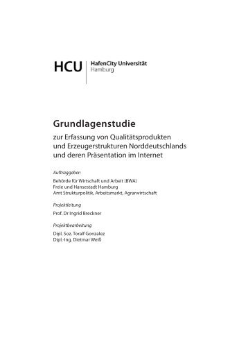 Link zur Grundlagenstudie (pdf.) - HafenCity Universität Hamburg