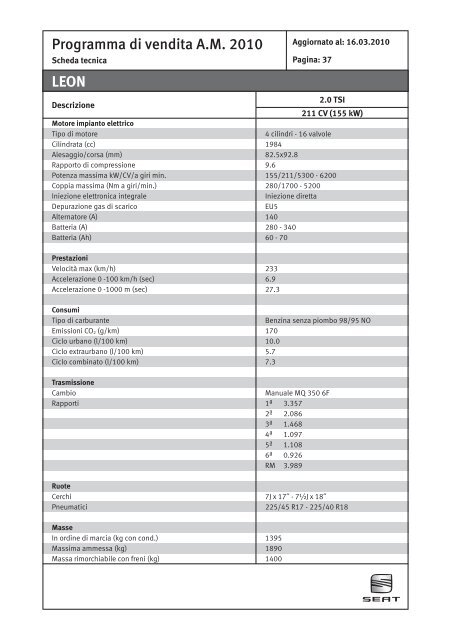 Output file - SEAT Italia