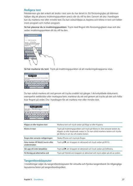 iPhone AnvÃ¤ndarhandbok - Support - Apple