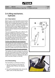 2.4 Lifting mechanism, hydraulic A B C D E F - FH Lider