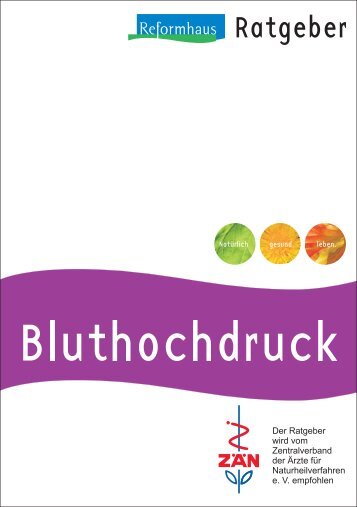 ernährung bei bluthochdruck - Reformhaus