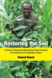 Restoring the Soil - Canadian Foodgrains Bank