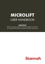 Microlift User Handbook988kIncluding 50-100kg. - Stannah