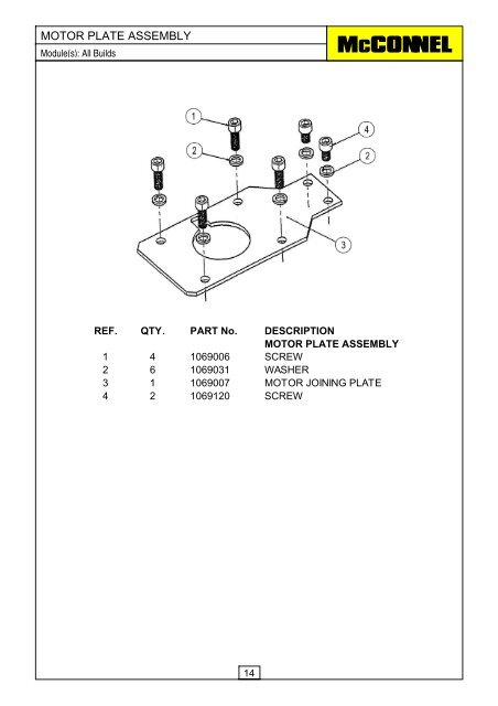 Kirogn LEM - Parts Manual - McConnel