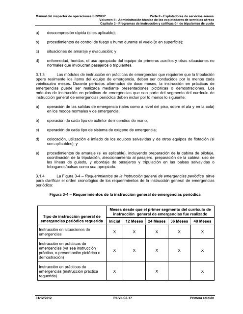 PARTE II â EXPLOTADORES DE SERVICIOS AEREOS ... - ICAO