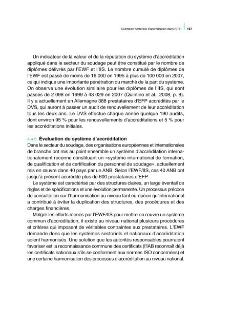 Assurer la qualitÃ© dans l'enseignement et la ... - Cedefop - Europa