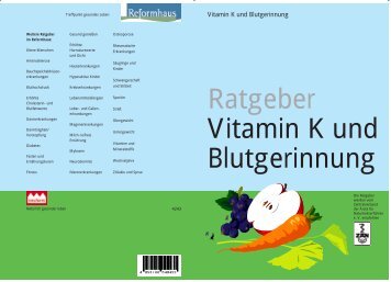 Vitamin K und  Blutger - Reformhaus