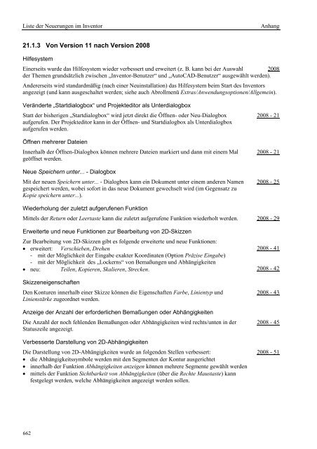 21. Liste der Neuerungen im Inventor - Armin-graef.de