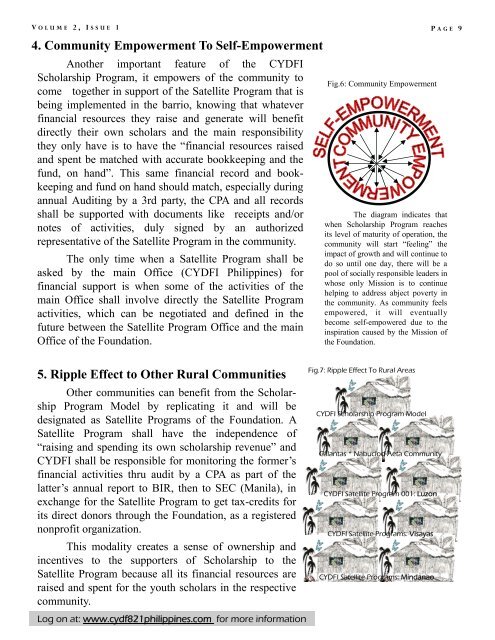 CYDF Newsletter, Vol.2, Issue 1, 2007 August 2008 - Calantas ...