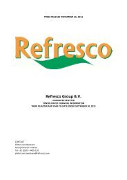 Refresco Group B.V. - Refresco.de