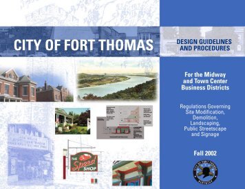 Design Guidelines and Procedures - Fort Thomas, KY