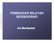 PEMBAGIAN WILAYAH BIOGEOGRAFI