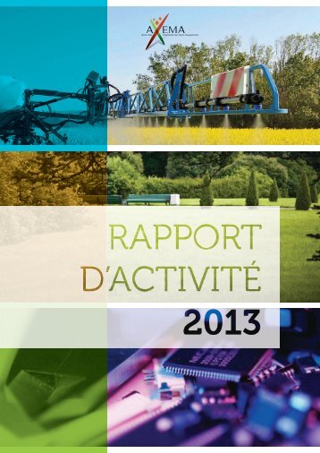 Rapport d'activitÃ© 2012 - Axema