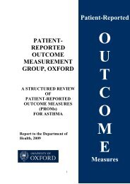 Patient-Reported Measures - Patient-Reported Outcomes ...