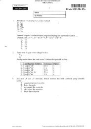 Soal Kimia Un Sma Dan Penyelesaiannya Tahun 2009