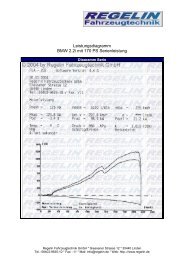 Leistungsdiagramm - Regelin Fahrzeugtechnik GmbH