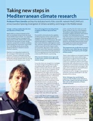 Taking new steps in Mediterranean climate research - Medclivar
