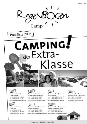 Camping - Regenbogen AG