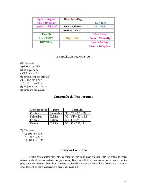 CÃƒÂLCULO DA GRAVIDADE - Univap