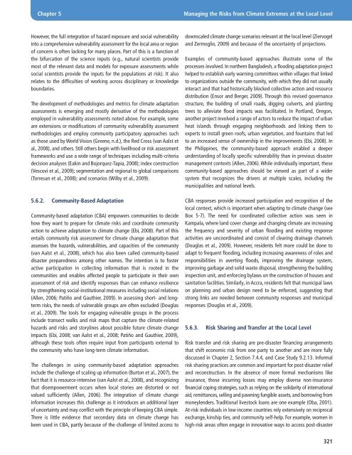 IPCC_Managing Risks of Extreme Events.pdf - Climate Access