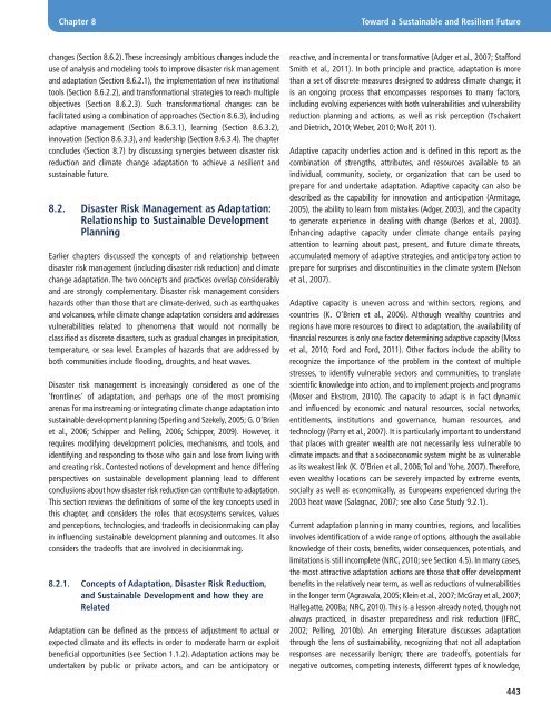 IPCC_Managing Risks of Extreme Events.pdf - Climate Access