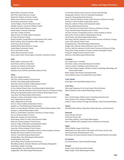 IPCC_Managing Risks of Extreme Events.pdf - Climate Access