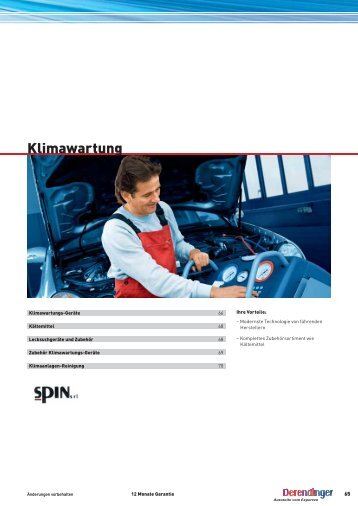 Werkstatteinrichtungen und Werkzeuge 2010 - Derendinger