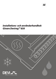 Montageanvisning Devireg 850, givare - Danfoss.com