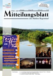 Kultur- und Mehrgenerationenhaus im Juni - Markt Regenstauf