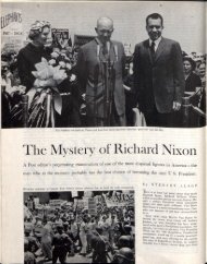 The Mystery of Richard Nixon - The Saturday Evening Post
