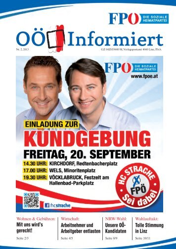 Mit uns wird's gerecht! - FPÖ Oberösterreich