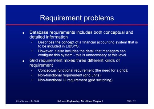 Software Requirements - Ian Sommerville