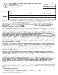 Surface Coal Mining and Reclamation Operations Surety Bond